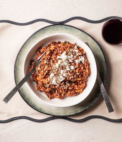 Photo of Tomato, Feta & Ostrich Orzo