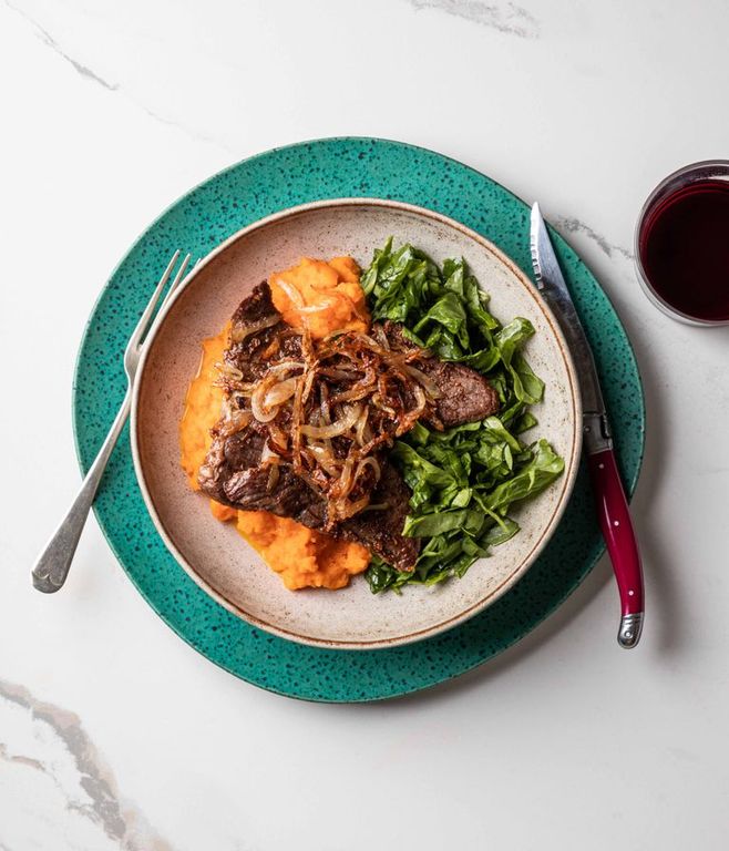 Photo of Beef Strips & Caramelised Onion