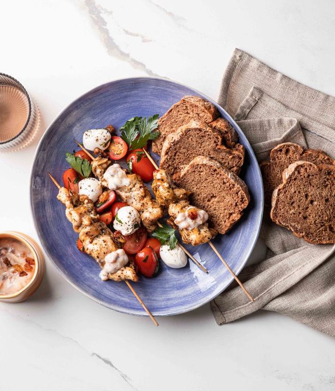 Photo of Chicken Kebabs & Spiced Soda Bread