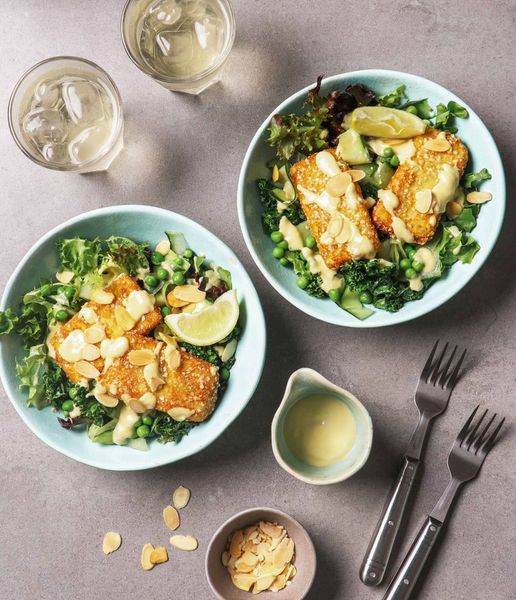 Photo of Crumbed Tofu Caesar Salad