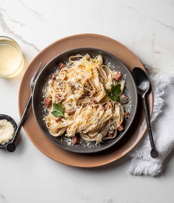 Photo of Chorizo & Mushroom Carbonara