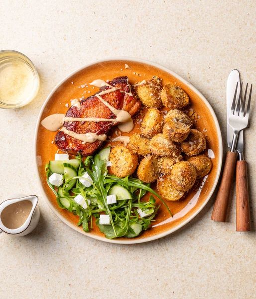 Photo of Cheesy Crispy Spuds & Kassler