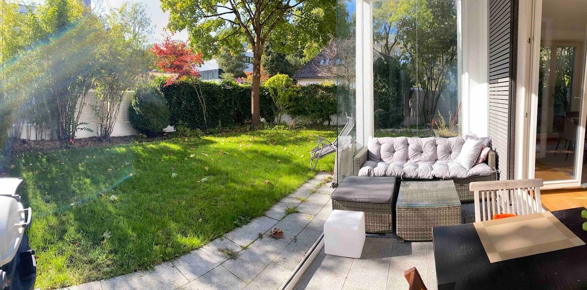 Luxus Gartenwohnung an der Isar, parken kostenlos gallery image 4