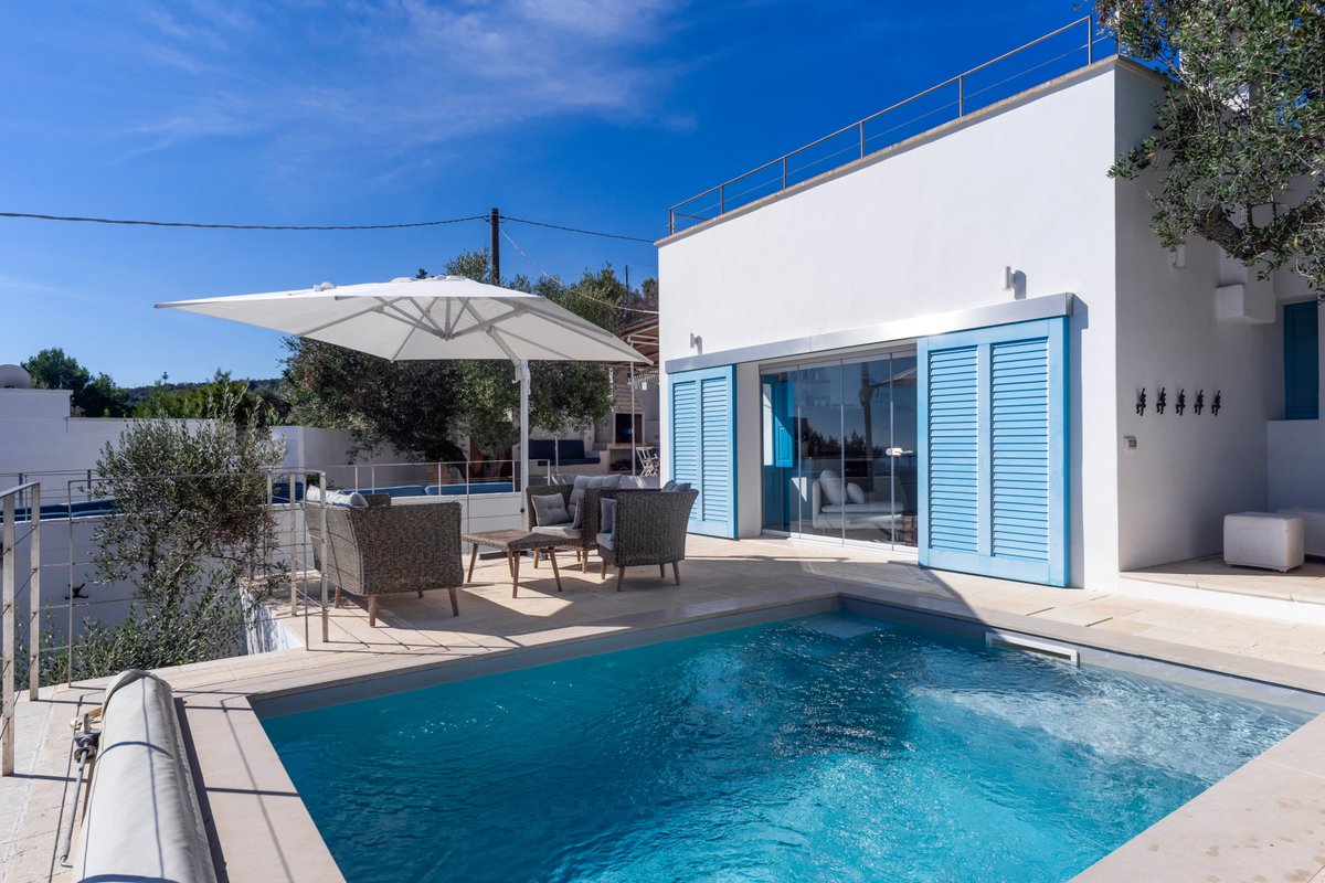 Villa Adria – Pool and Terrace Overlooking the Sea