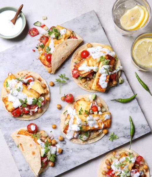 Photo of Jam-Packed Halloumi Wraps