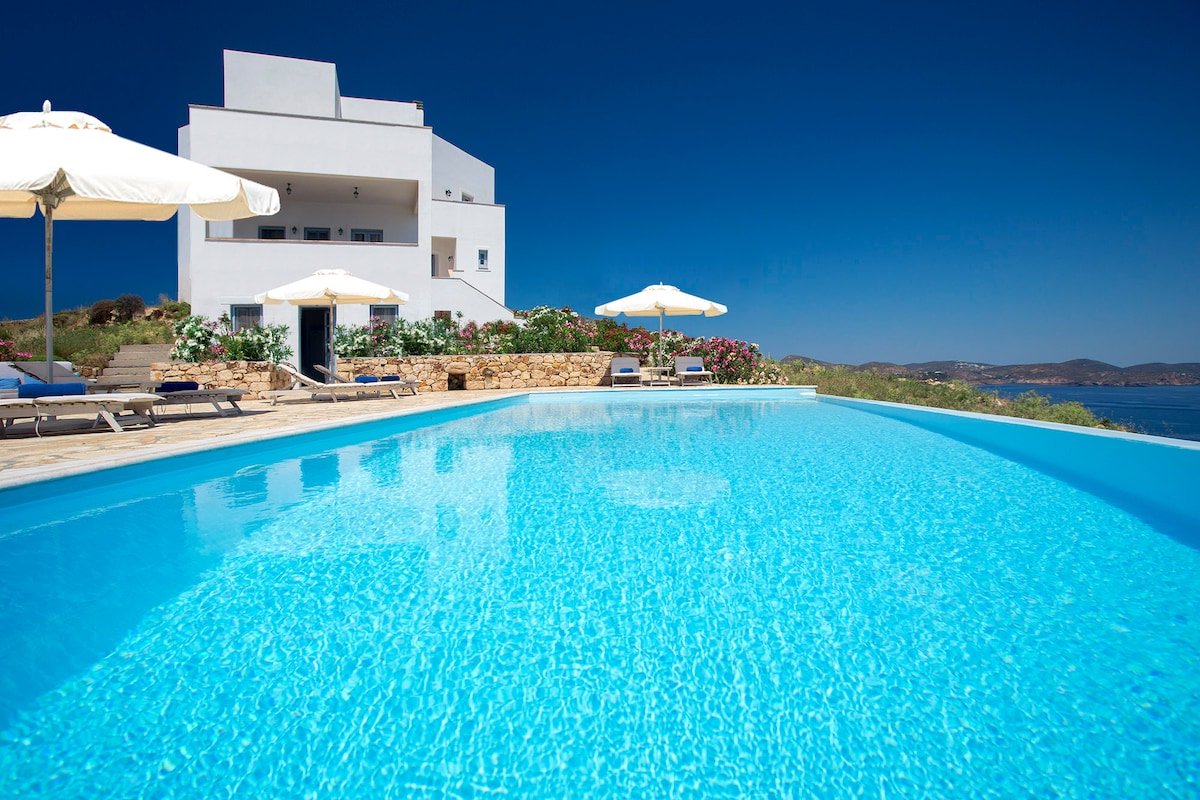 Sea View Villa in Patmos with pool gallery image 3