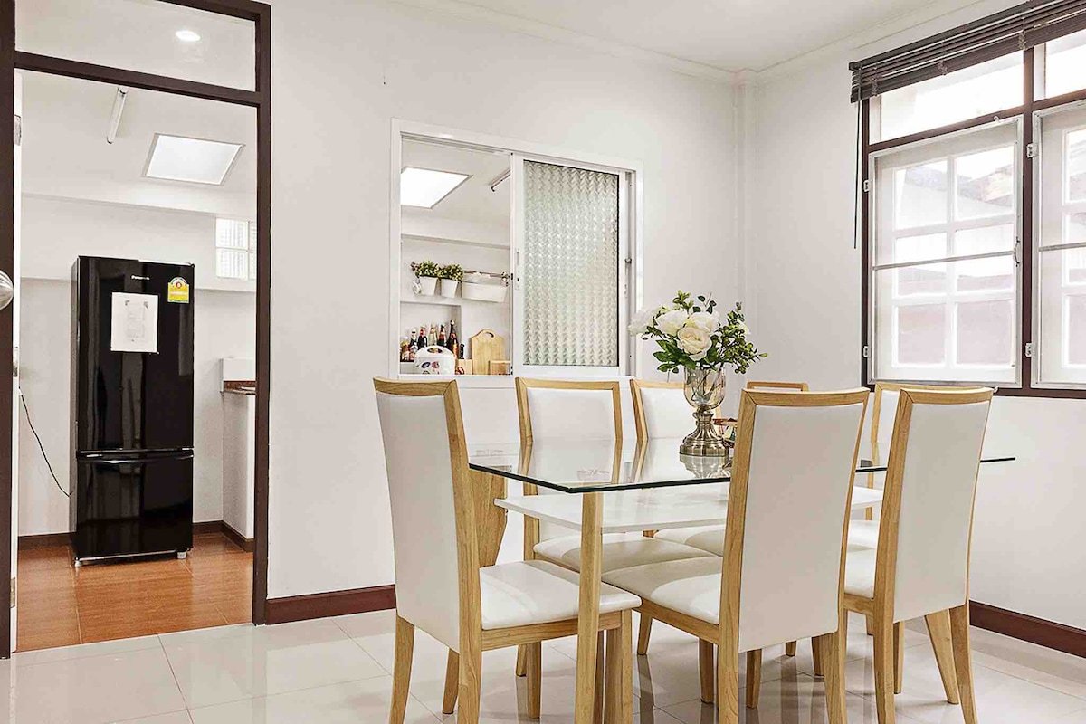 【雪梨的house】Sutthisan地铁口二层独栋别墅 獨立大花园五卧三卫+保姆間 gallery image 4