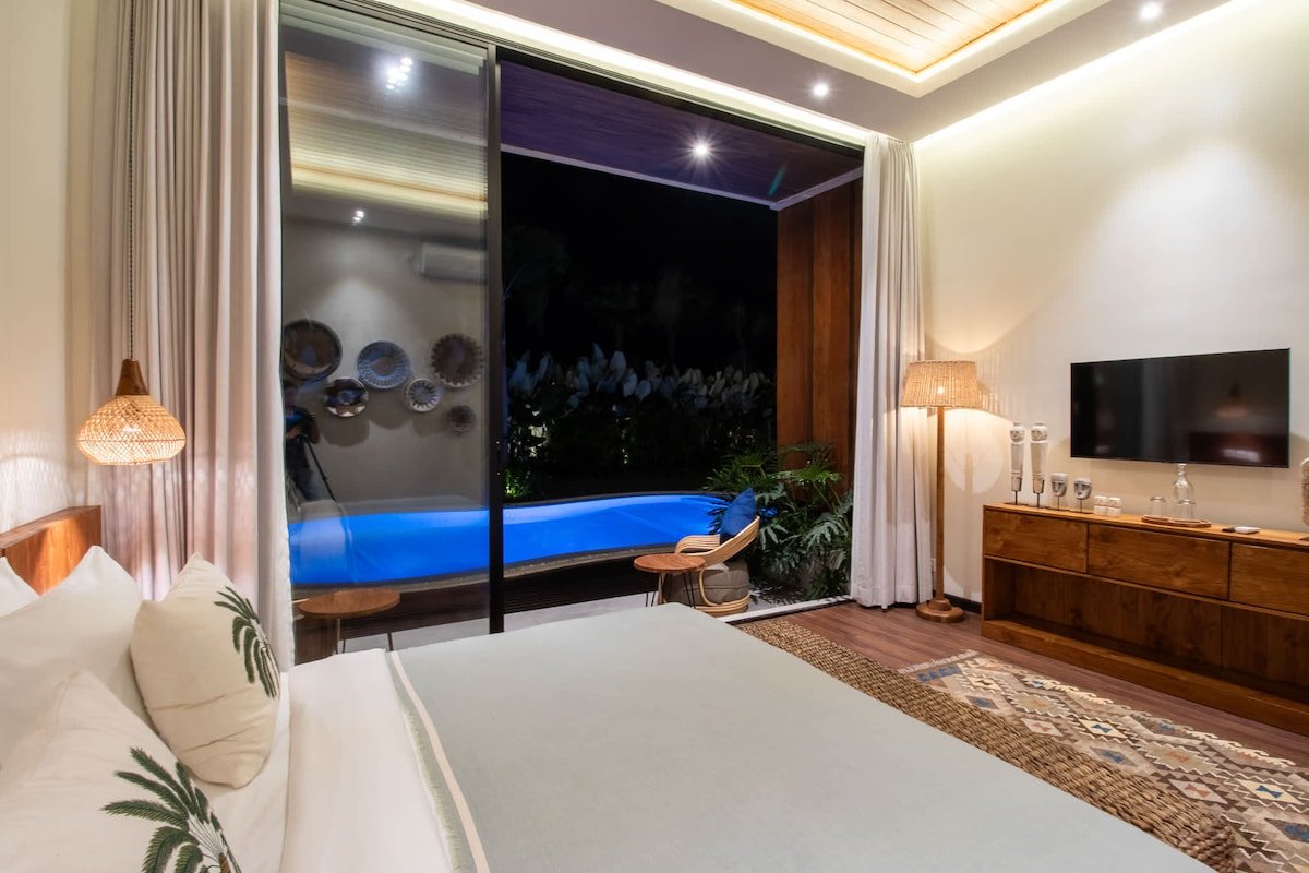 Villa Ines : 4BR Tropical Elegance Near Canggu gallery image 4