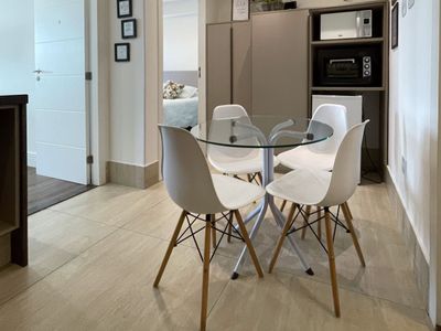 Três Suítes, segunda quadra da praia