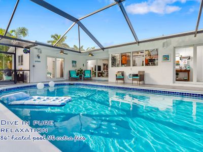 Canal Stay*Screened Heated Pool+Spa*KingBed*Kayaks