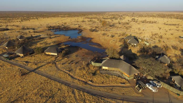Aerial view of Nehimba Lodge