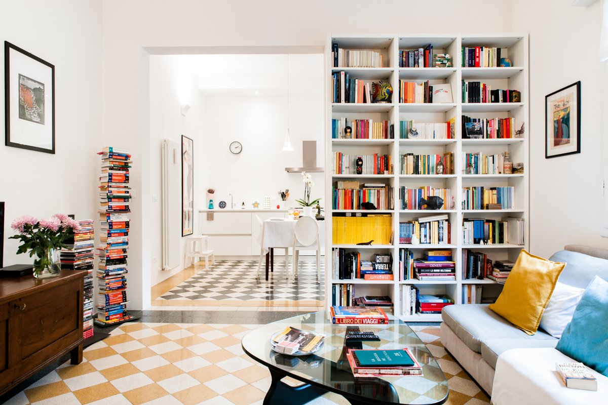 The Checkerboard, with balcony & Audrey Hepburn