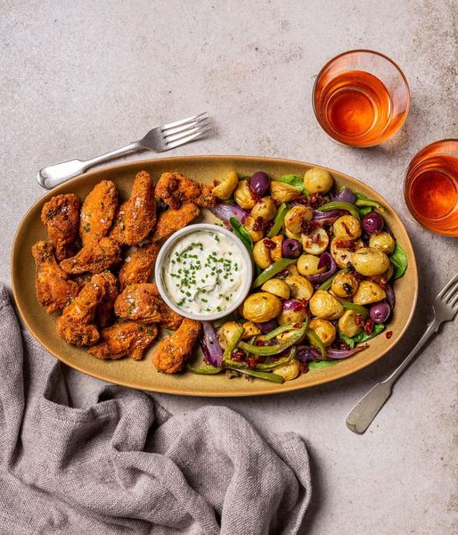 Photo of Garlic & Italian-style Cheese Wings