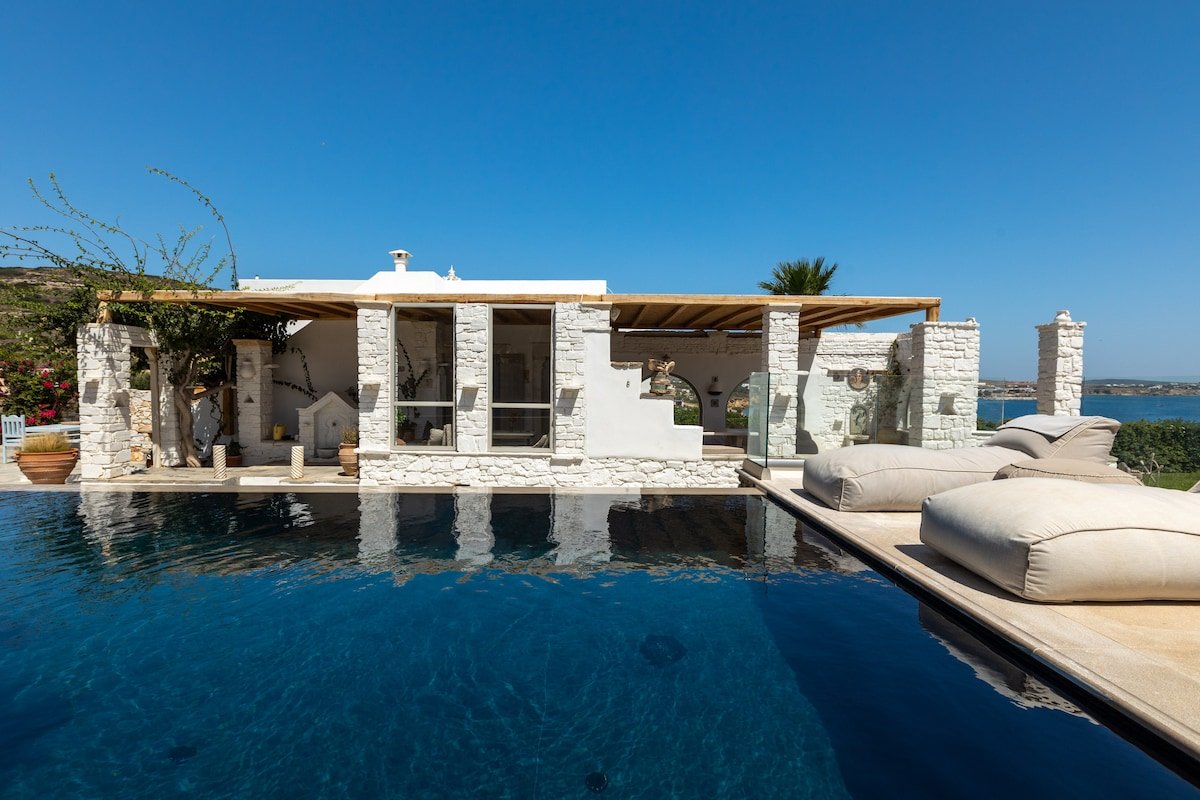 Agia Thalassa – Beachfront Private Pool Villa gallery image 3