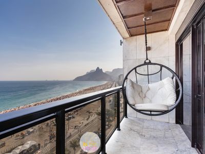 Luxury SEA Front View of Dois Irmãos Hill Ipanema