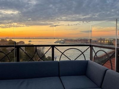 amazing penthouse rooftop terrace 360° lagoon view