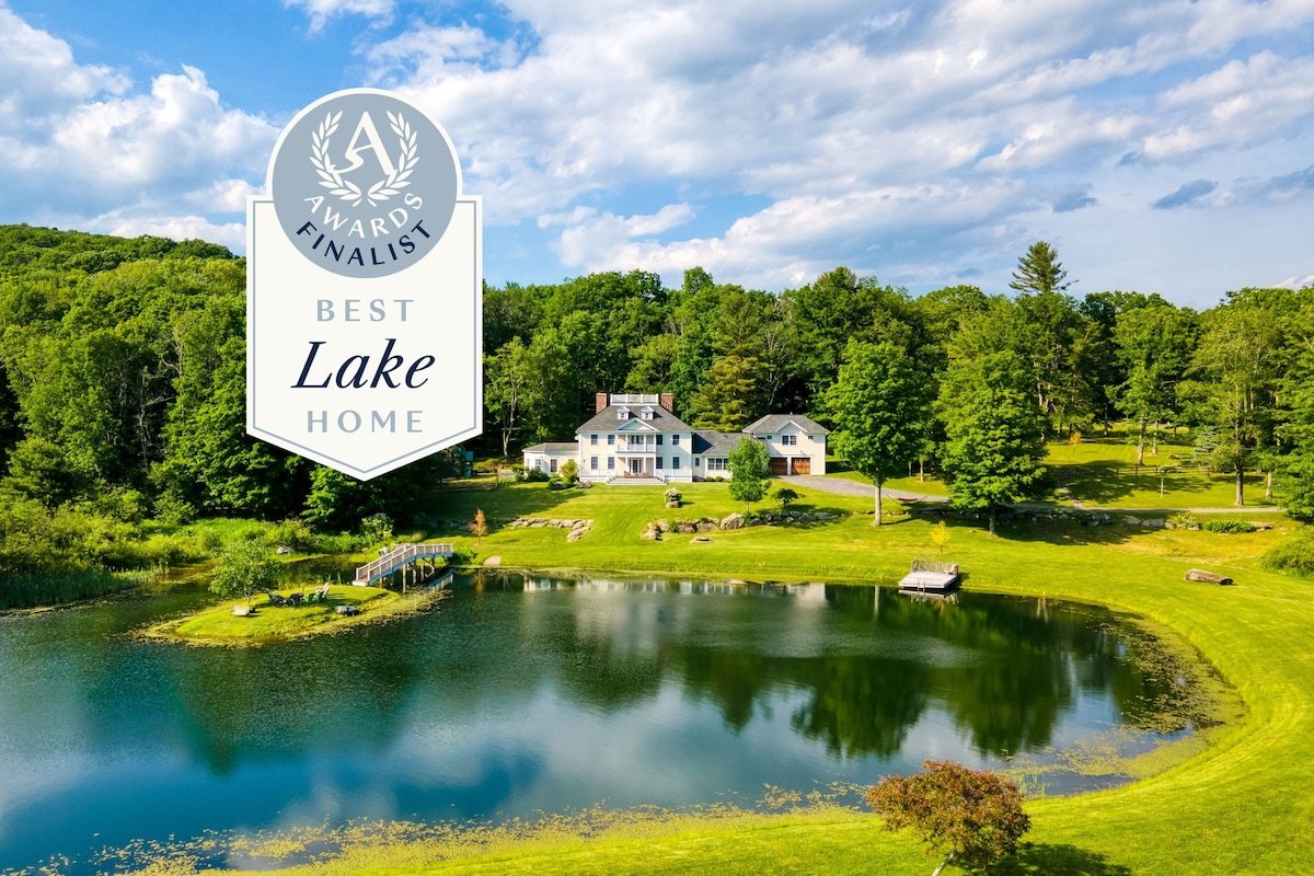 Sunny Pond Estate | Private Pond, Gym, Sleeps 20