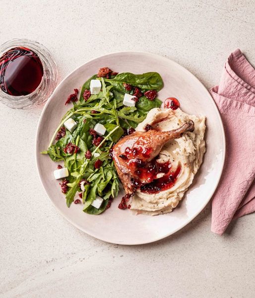 Photo of Cranberry Roasted Duck & Truffle Mash