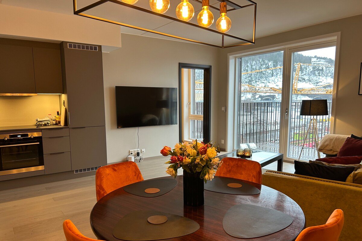 A modern apartment with seaview in Bjørvika gallery image 3