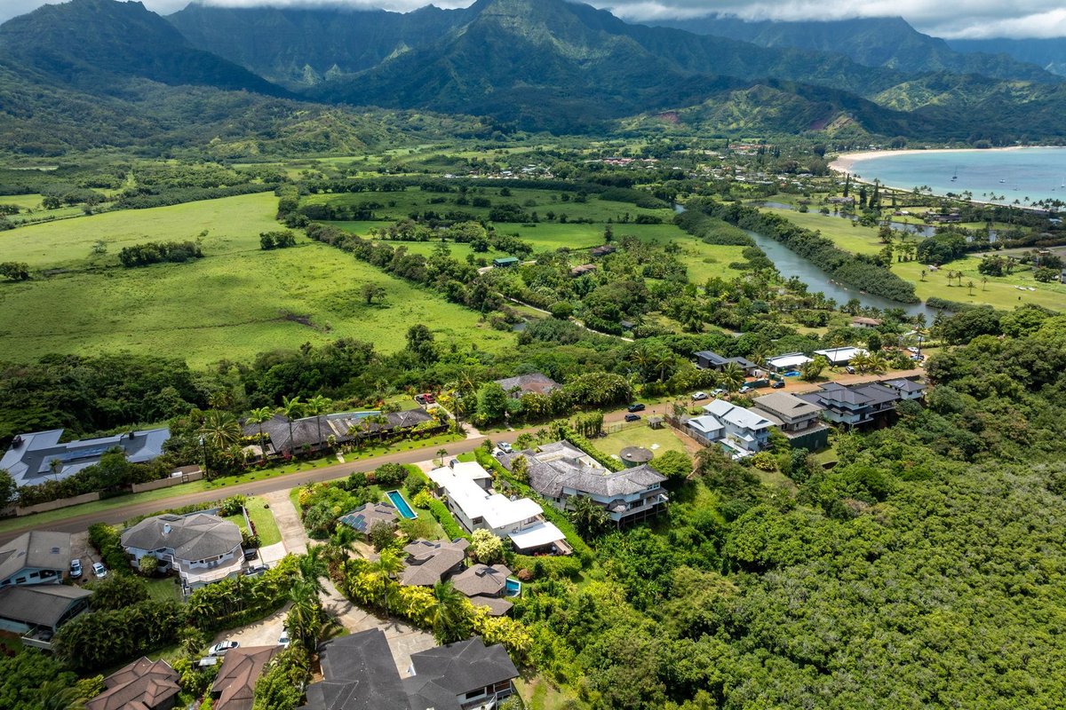 Imagine Hanalei Bay and Sunset Views