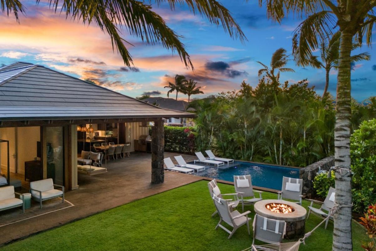 Hale Wa’a 4 Bedroom Luxury Home w/Private Pool