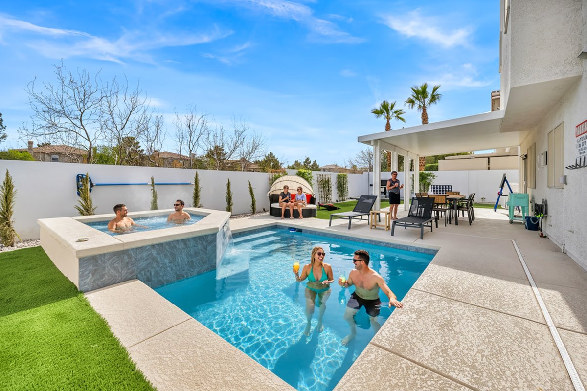 Vegas Haven Pool Spa Game Room