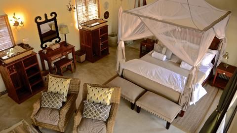 Forest villa interior - double room