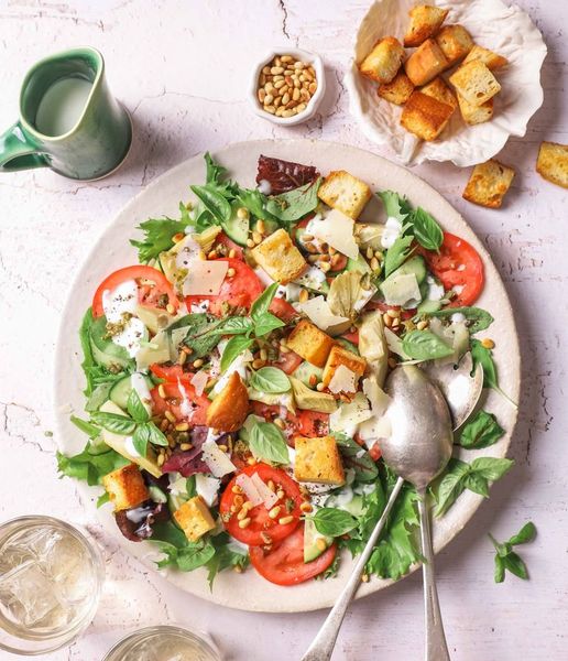 Photo of Italian Panzanella & Artichoke Salad