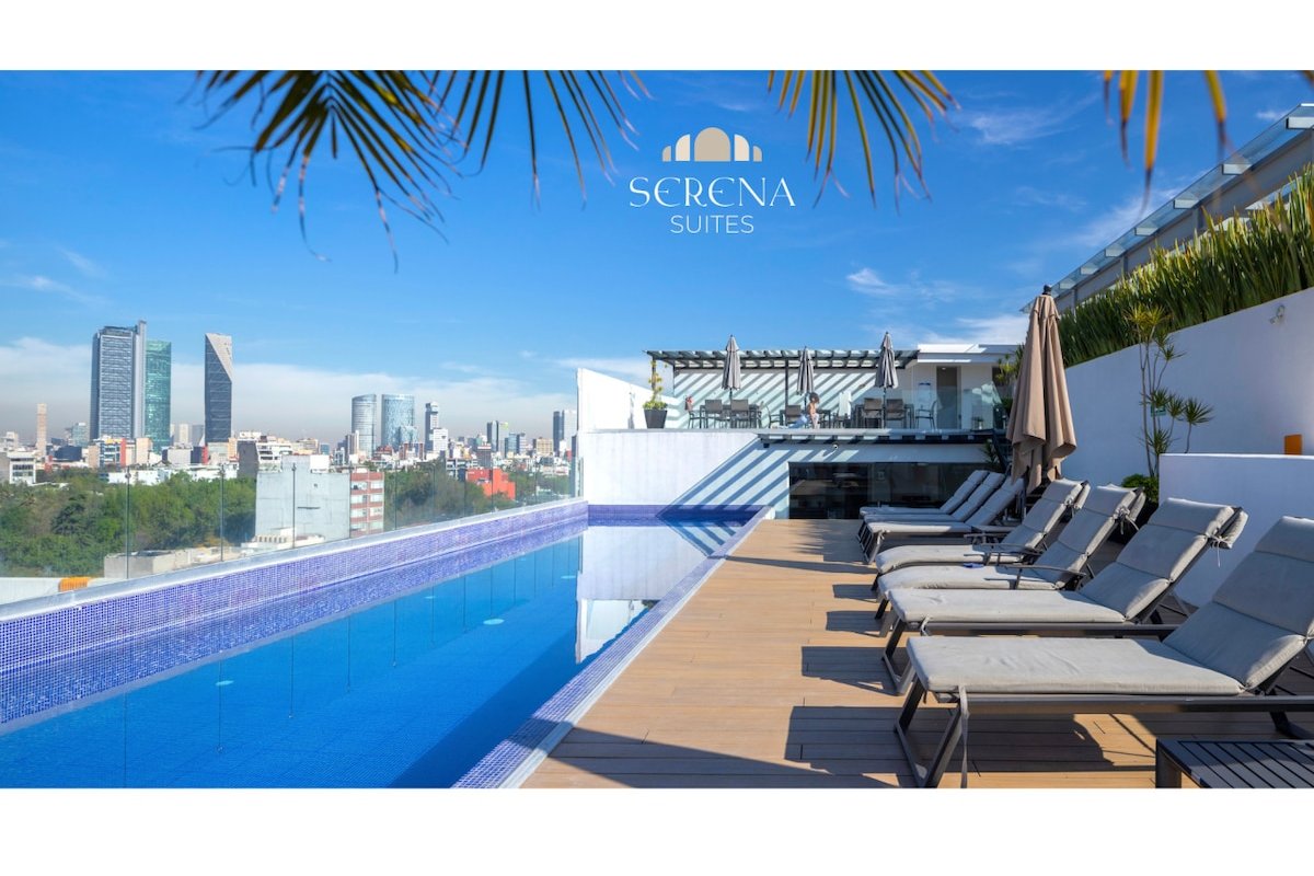 Lovely 3BR in Central Condesa w AC & Rooftop Pool gallery image 3