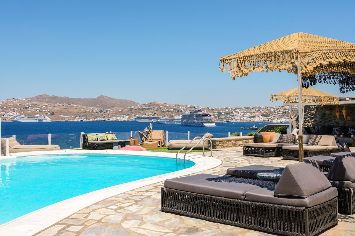 Cosset Villa Boho Chic, Sea&HarbourView, Sunset gallery image 3