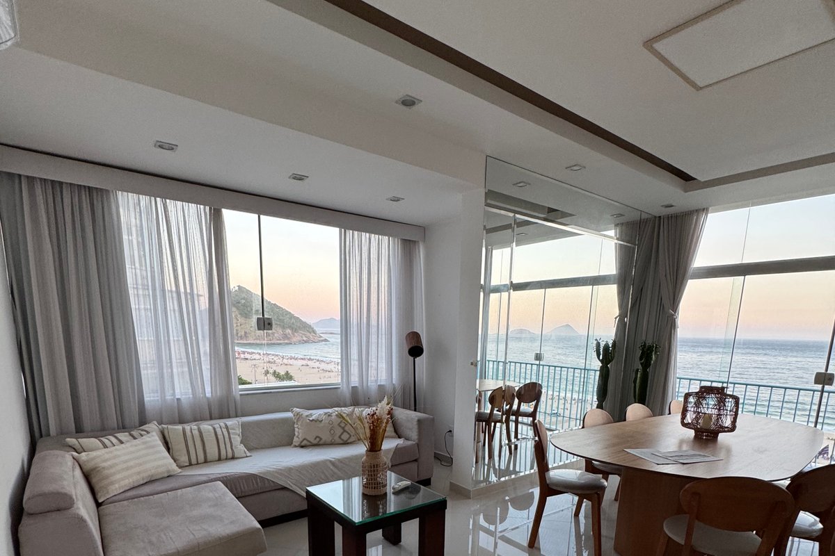 Copacabana 3 quartos com vista mar