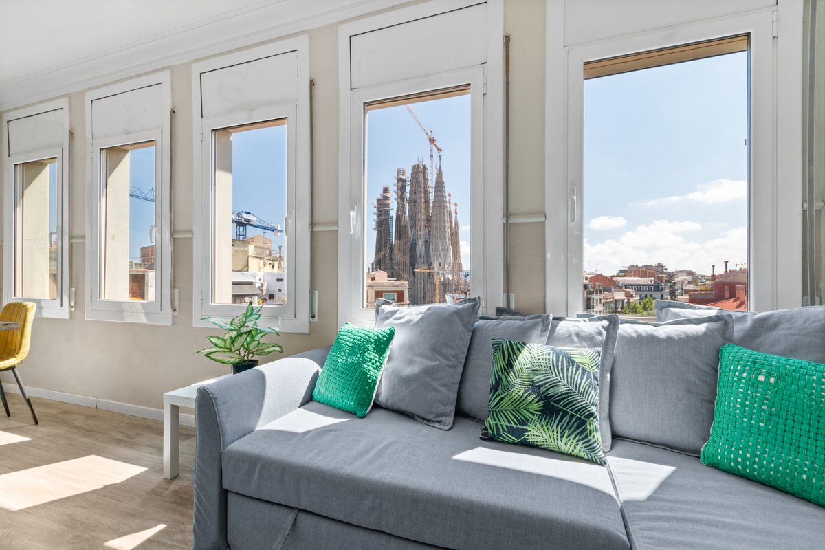 Fabulous Penthouse private terrace Sagrada Familia