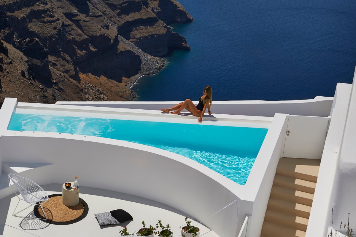 Olia Cave, 2 bedrs, heated pool, views, steam bath