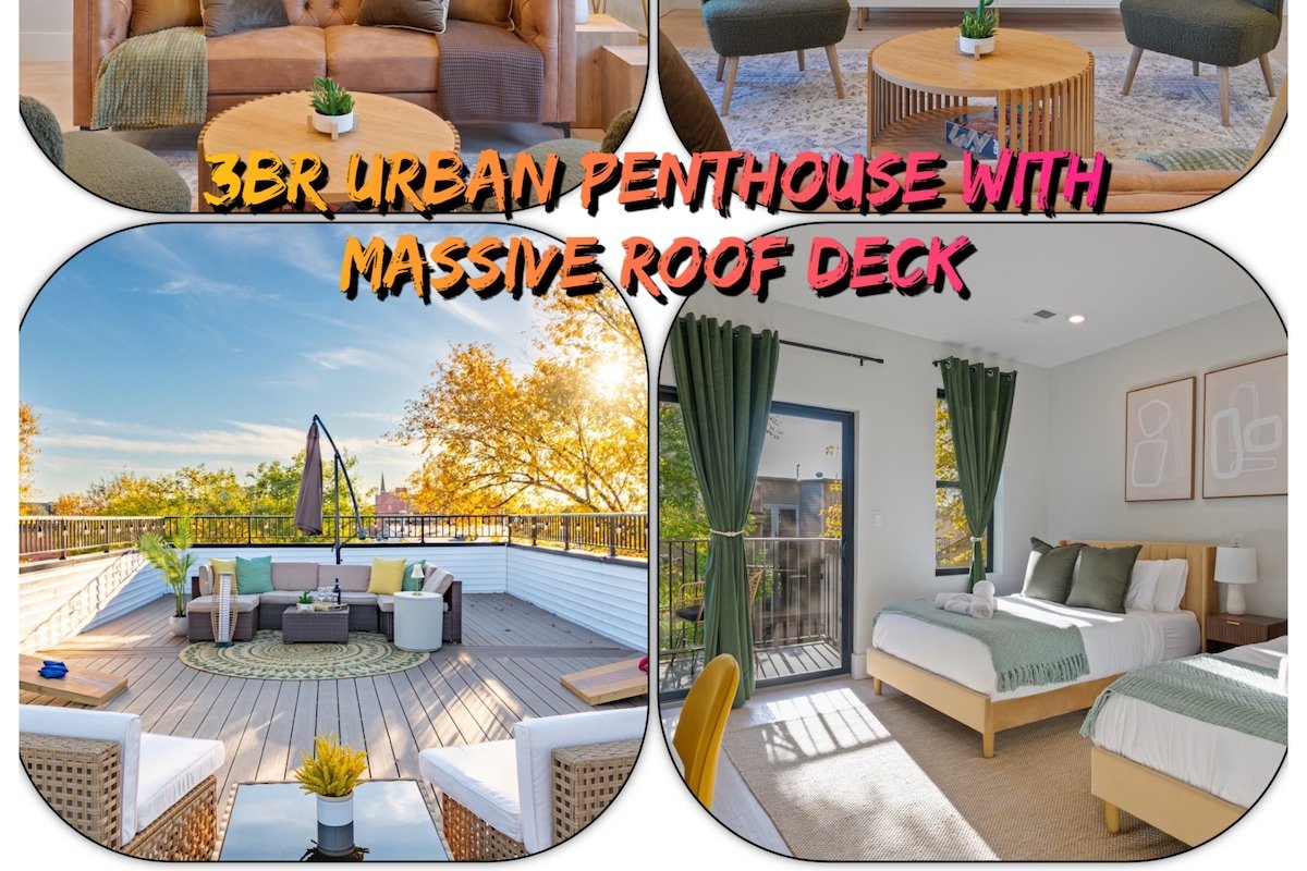 Huge Roofdeck!Easy PATH access to NYC 3BR+3BA Home gallery image 5