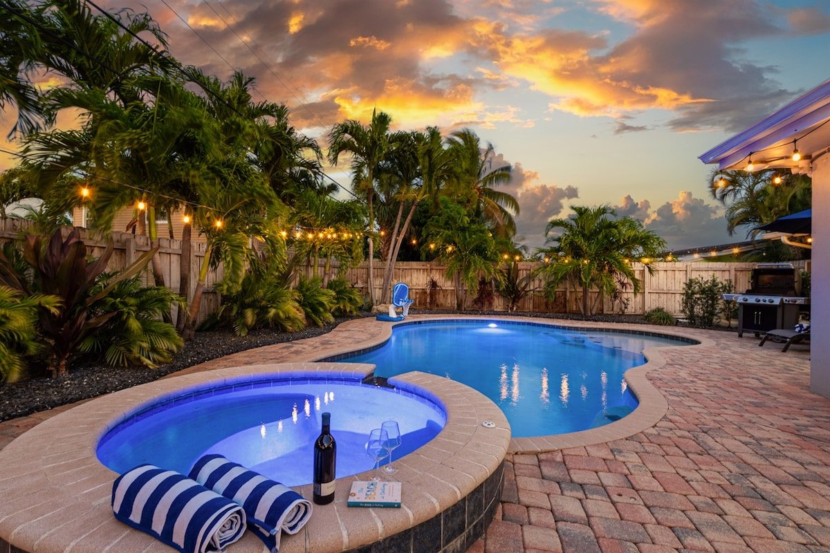 Walk2BEACH|HeatedPool|Spa|GamingRoom|Tikihut|Cove gallery image 5