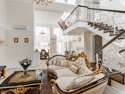 Luxury rooftop Prague Castle View l AC l terrace