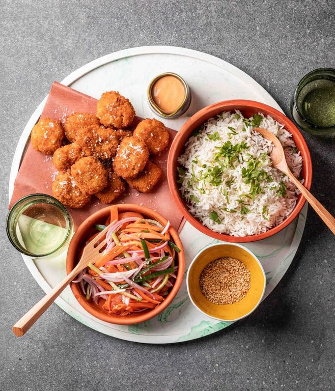 Photo of Plant-based Nuggets & Sriracha Mayo