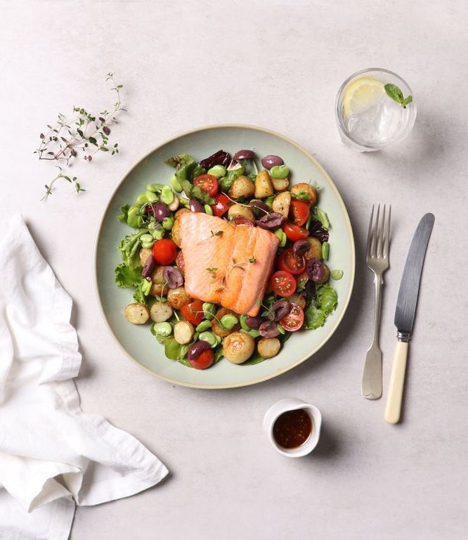 Photo of Rainbow Trout & Salad Niçoise