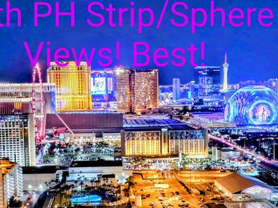Top Floor MGM Sig PHs Strip/ Sphere, Balcony-BEST!