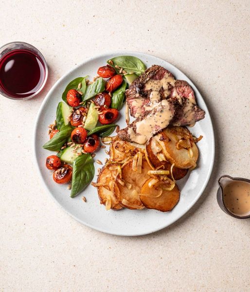 Photo of French Ostrich Au Poivre