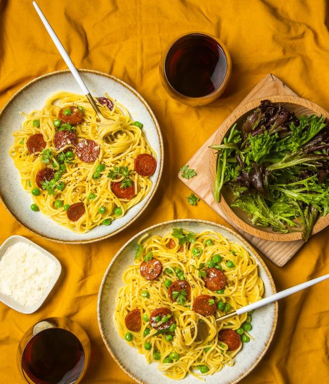 Photo of Knockout Chorizo Carbonara