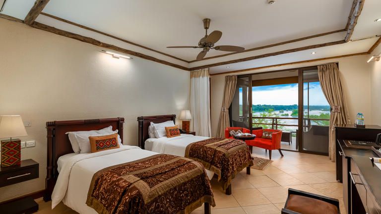 Chobe Safari Lodge Uganda Deluxe Twin Room