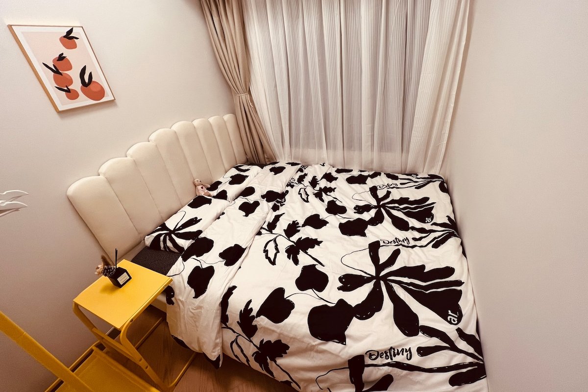 海洋公园地铁旁全新豪华两房三床6人公寓可做饭烘干洗衣服 gallery image 3