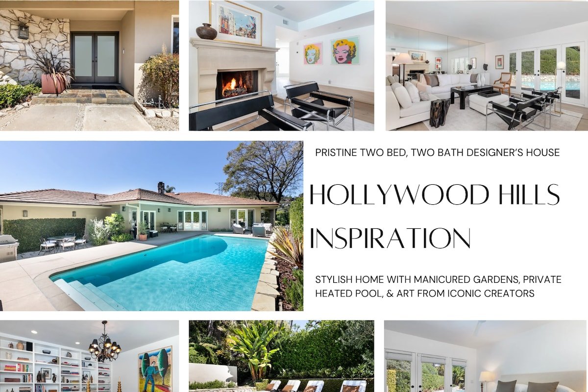 Hollywood Hills Retreat | Warm Gathering Space gallery image 2