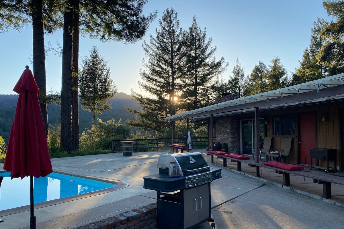 The Hacienda- Santa Cruz Mountain Ridgetop Retreat gallery image 5