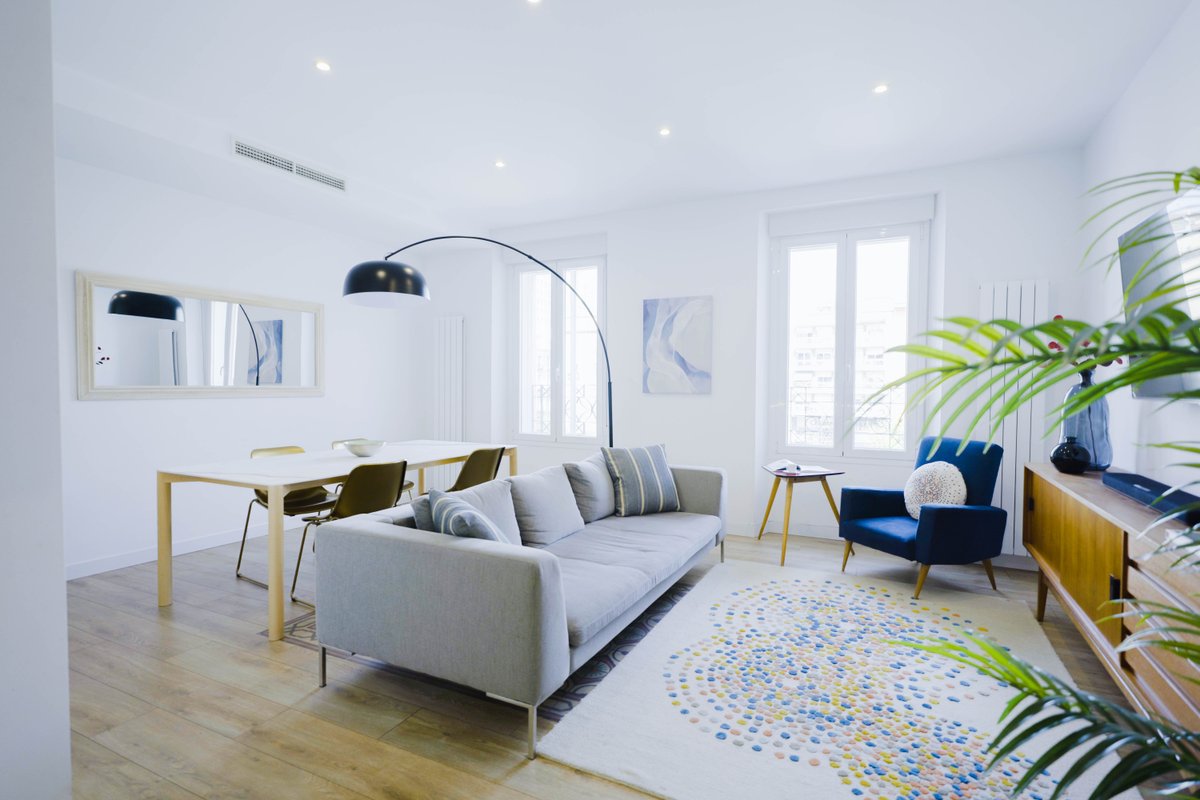 Wonderful 2BR/2BA flat overlooking Pedro Zerolo S