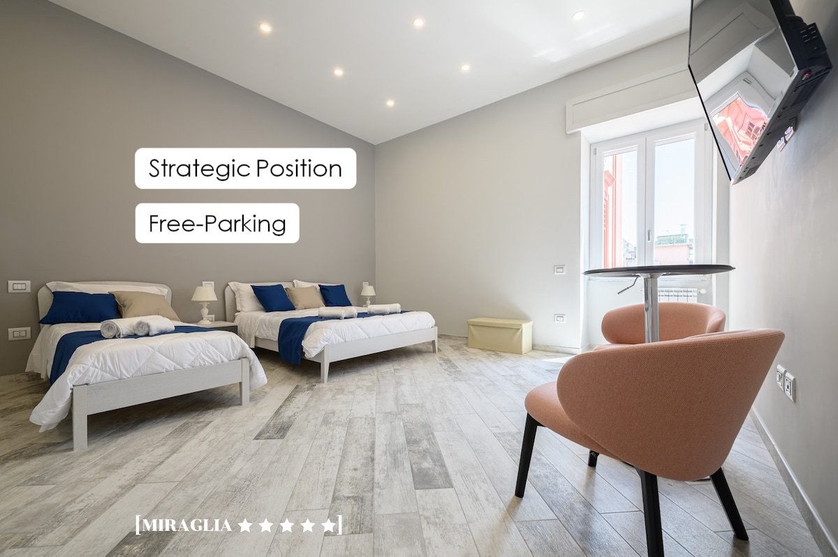 [LUNGOMARE 6min] Suite Deluxe “Miraglia” + Parking gallery image 2