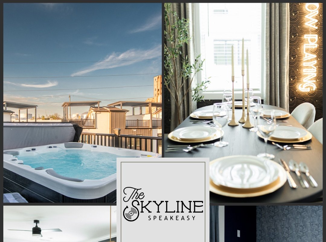 The Skyline Speakeasy! Roof Hot Tub, Glam Stations gallery image 4