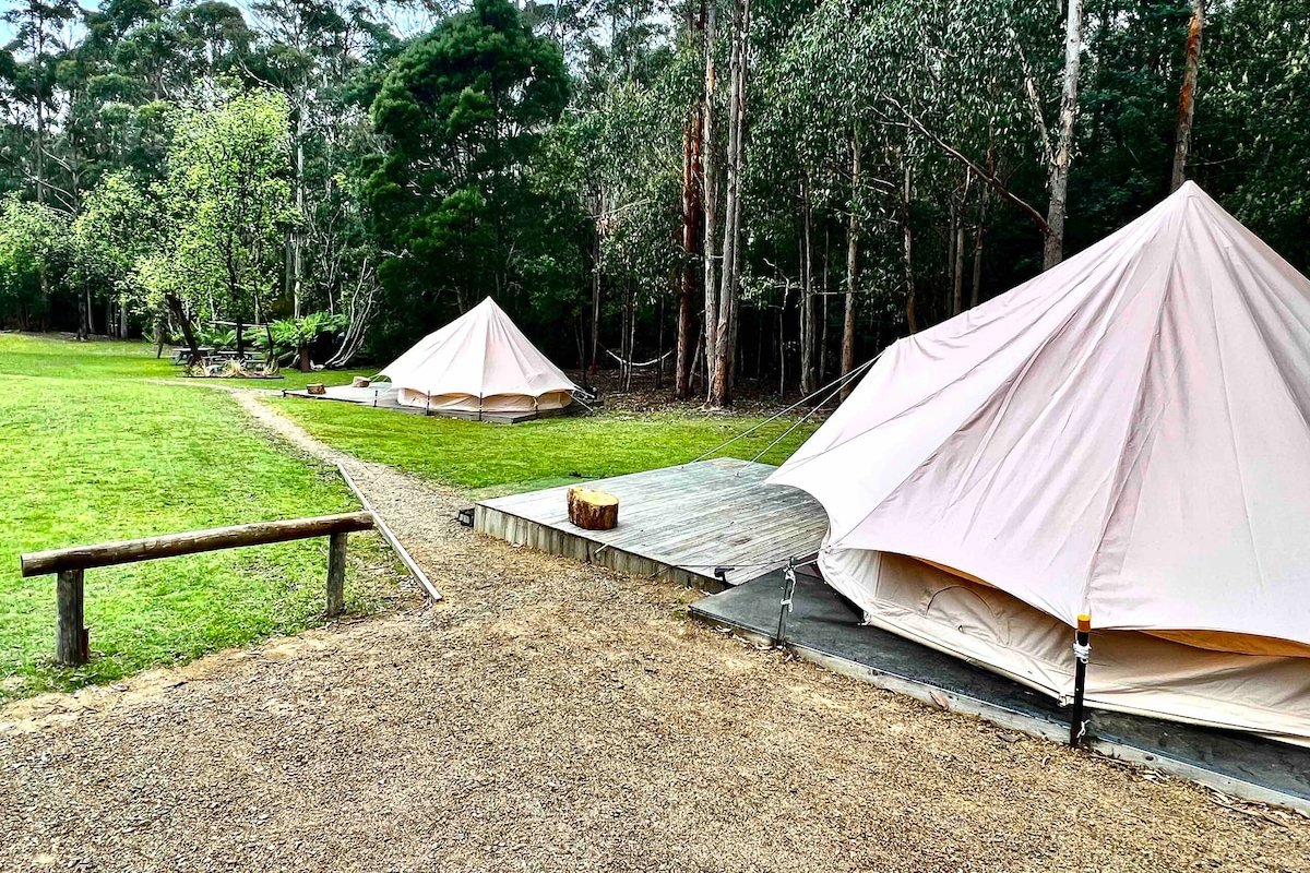 Base Glamp Bruny – Near Hotel Bruny, heated tents gallery image 4