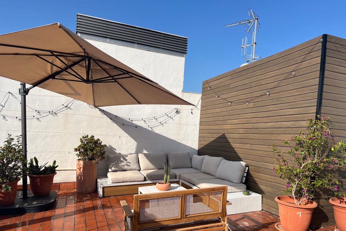 Charming triplex with terrace in Gracia 2B-2B